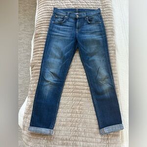 7 (seven) for all mankind relaxed skinny jean. Size 25.  Super cute, flattering